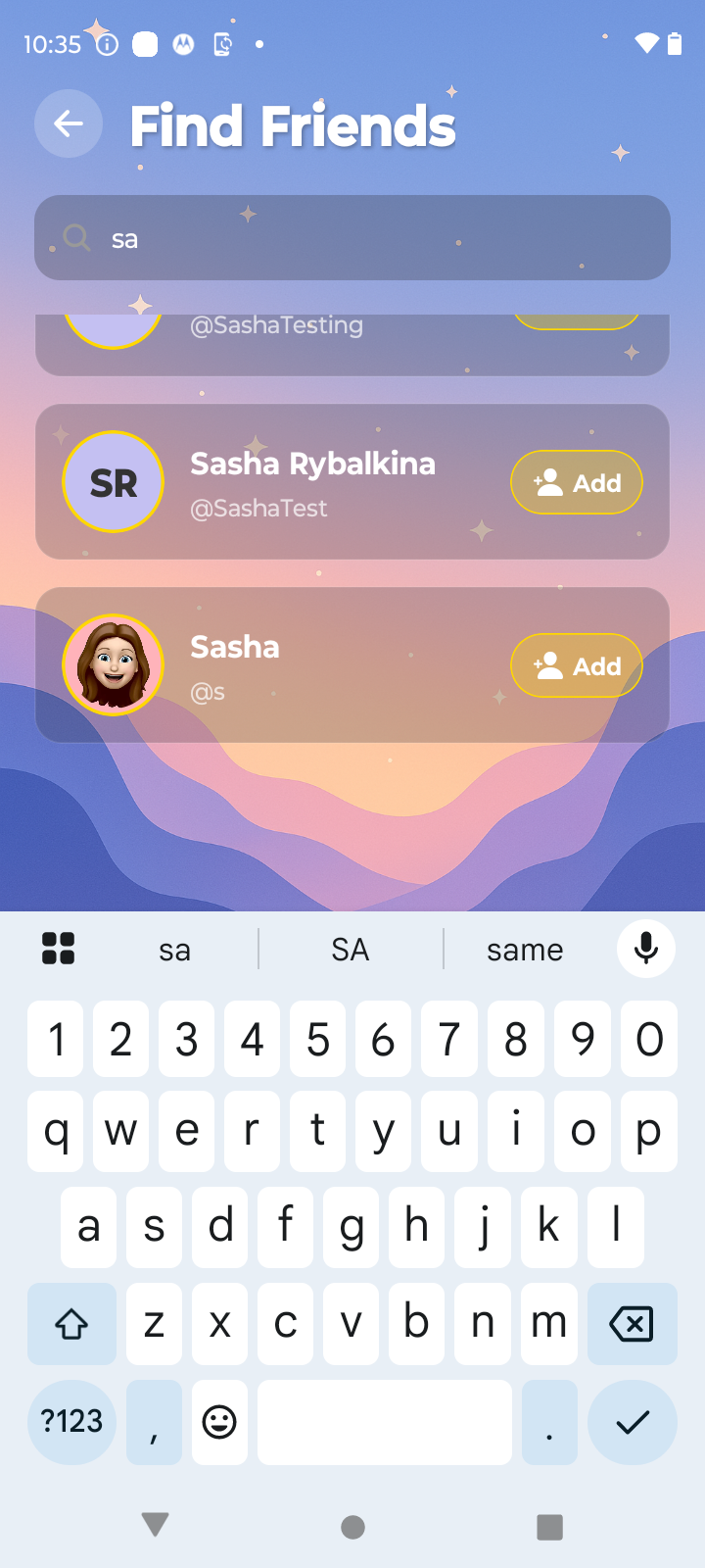 Add a Friend screenshot 2