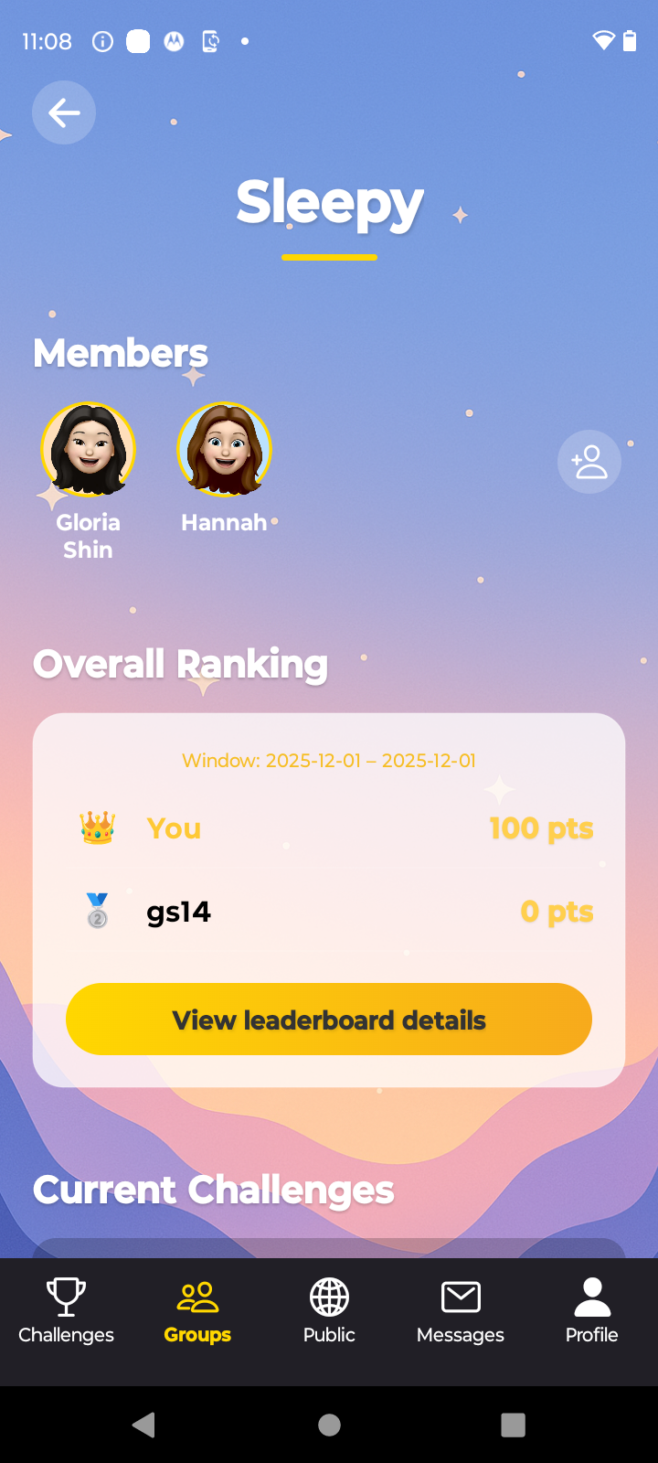 Initiate a Group Challenge screenshot 1