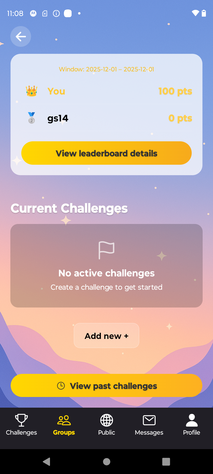 Initiate a Group Challenge screenshot 2